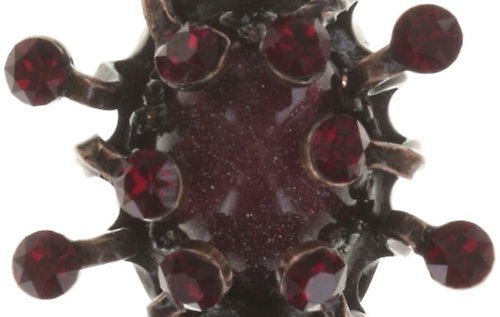 Bild für Halskette mit Anh&auml;nger Galaxy in Glass Rot  klein