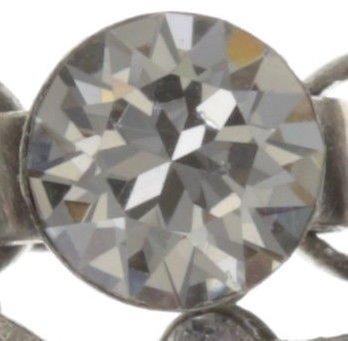 image for Necklace Galaxy in Glass White / Grey  medium