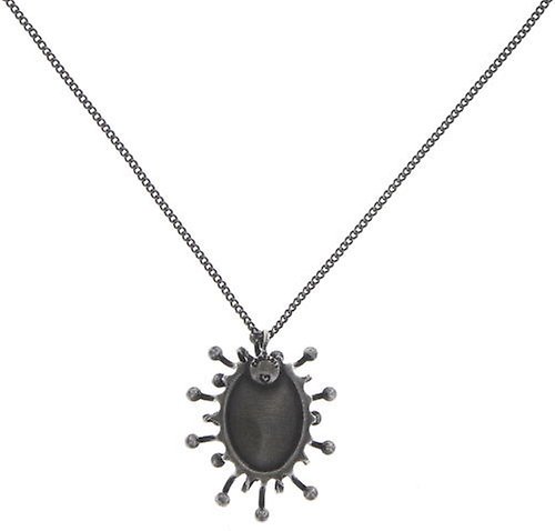 image pour Collier pendant Galaxy in Glass Noir  medium