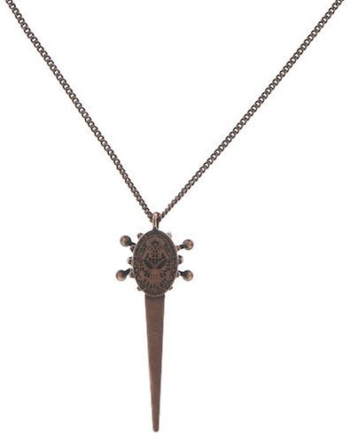 image for Necklace Pendant Galaxy in Glass Red  small