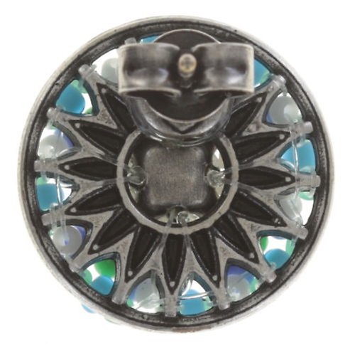 image for Earring Stud Dream Catcher Green / White / Blue  smallest