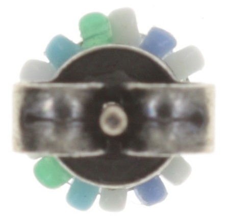 image for Earring Stud Dream Catcher Green / White / Blue  