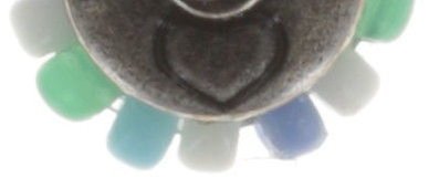 Bild für Ohrstecker Dream Catcher Grün / Weiß / Blau  