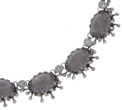 image for Necklace Galaxy in Glass White / Grey  medium