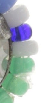 image pour Boucles d'oreilles pendantes Dream Catcher Vert / Blanc / Bleu  
