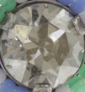 Kép Earring dangling Dream Catcher Green / White / Blue  