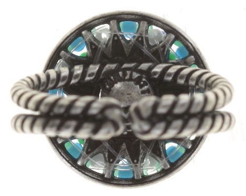 image pour Anneau Dream Catcher Vert / Blanc / Bleu  smallest