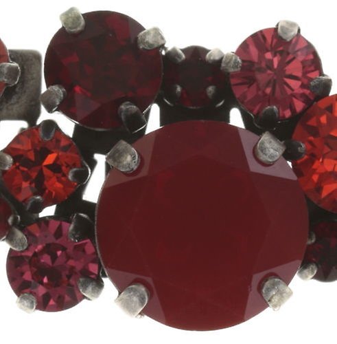 image for Necklace Collier Ballroom Classic Glam Red  