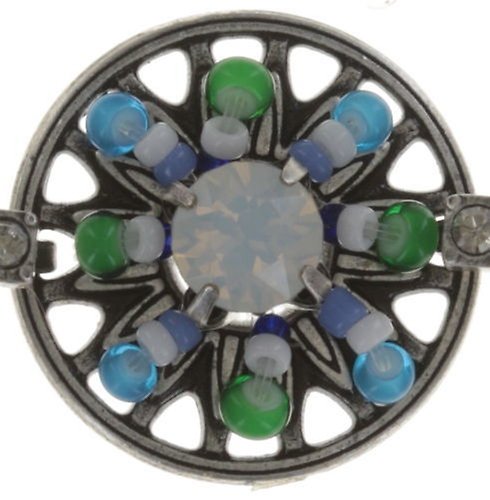 Bild für Armband Dream Catcher Grün / Weiß / Blau  kleinstes