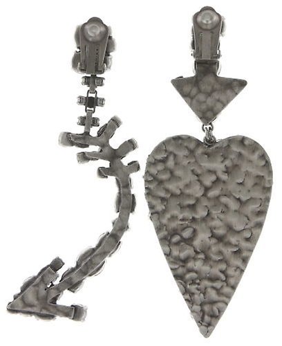 image pour Boucle d'oreille Clip pendante You Missed It Rouge  large