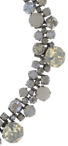 Bild für Halskette Collier Ballroom Classic Glam Weiß  