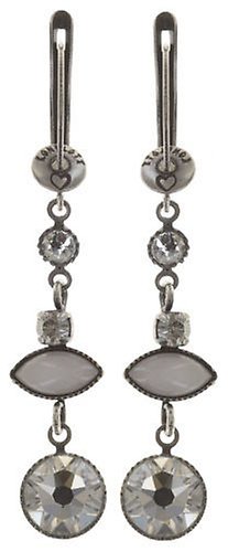 image pour Boucles d'oreilles pendantes Mini Treasure II Blanc  