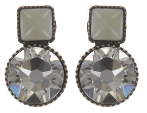 image for Earring stud Mini Treasure II White  