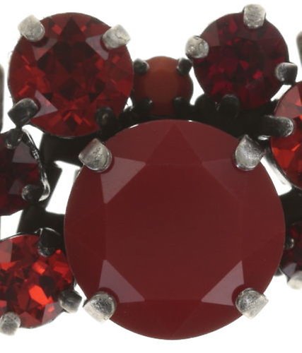 Bild für Choker Collier Ballroom Classic Glam Rot  