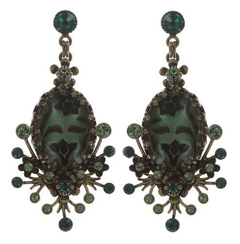 image for Earring Stud Dangling Eternal Glory Green  