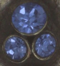 image for Earring Stud Samurai Bloom Blue / Green  no. 1