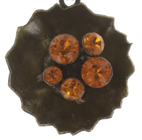 image pour Clou d'oreille pendant Samurai Bloom Rose / Rouge  no. 4