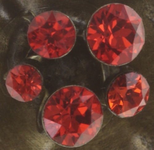 Bild für Ohrringe baumelnd Samurai Bloom Pink / Rot  no. 4