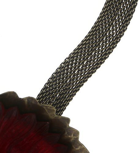 image pour Collier pendant Samurai Bloom Rose / Rouge  no. 10