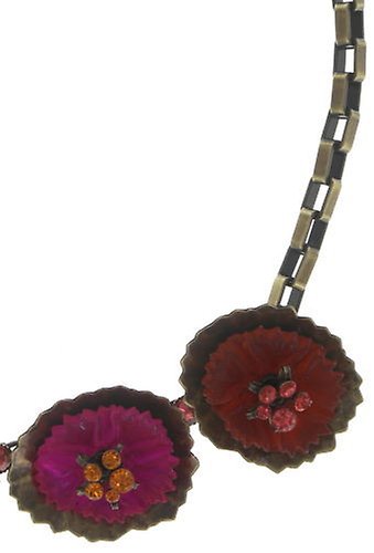 image pour Collier Samurai Bloom Rose / Rouge  no. 5