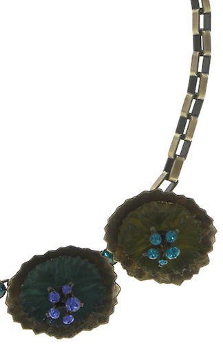 Bild für Halskette Samurai Bloom Blau / Grün  no. 5