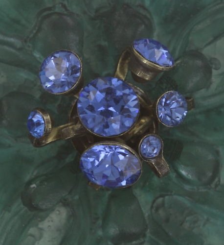 image pour Collier pendant Samurai Bloom Bleu / Vert  no. 8