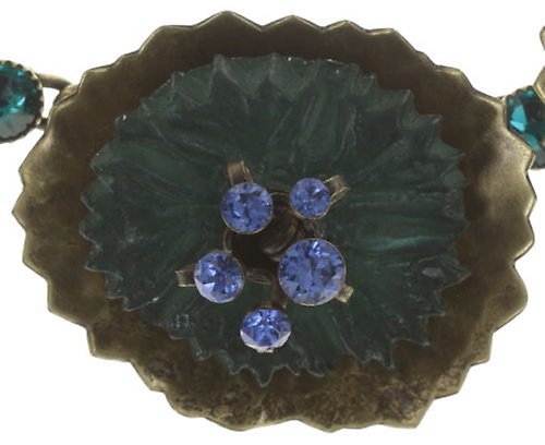 image pour Collier Samurai Bloom Bleu / Vert  no. 5