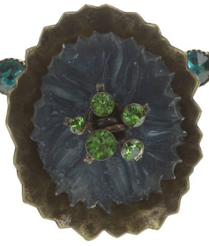 Bild für Halskette Samurai Bloom Blau / Grün  no. 5