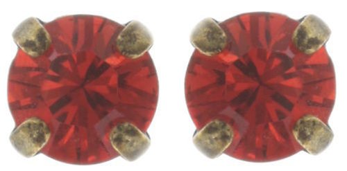 image pour Clou d'oreille Black Jack Orange hyacinth SS 29