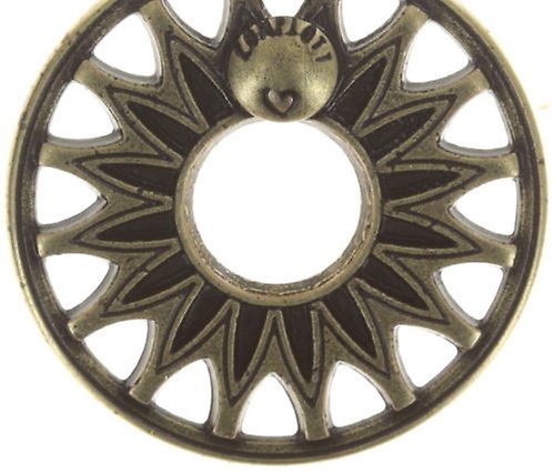 image for Earring stud dangling Rosone Yellow  medium