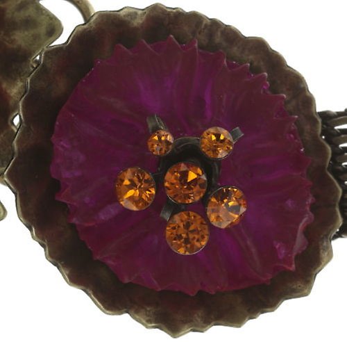 image for Necklace Collier Samurai Bloom Pink / Red  