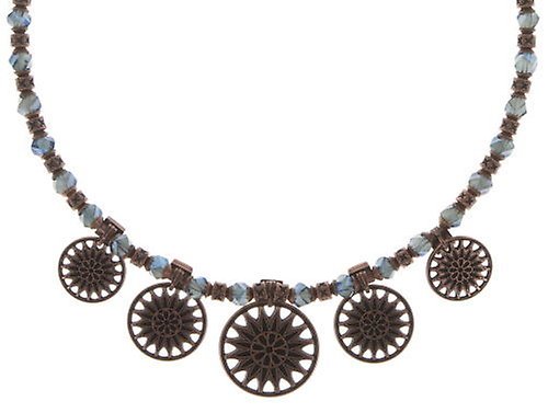 Bild für Halskette Rosone Blau  medium, small, extra small