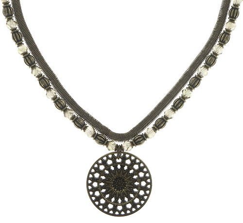 image for Necklace Rosone Yellow  large