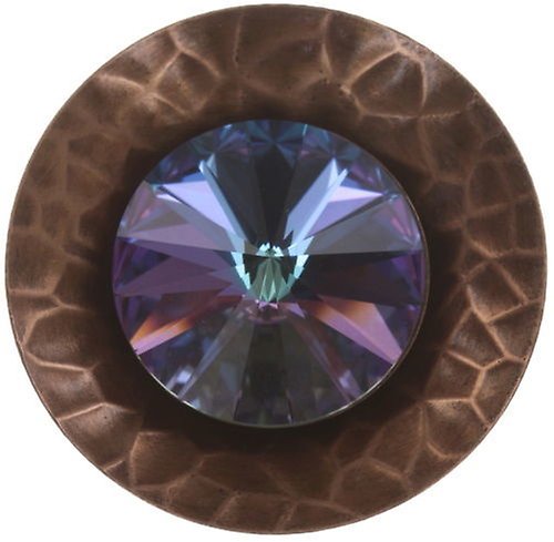 Bild für Ring Rivoli Concave Weiß / Hellrosa Kristall vitrail hell Extra Large