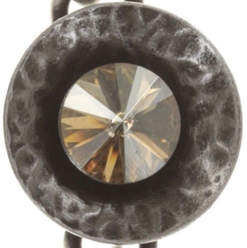 image pour Collier Rivoli Concave Beige crystal golden shadow 