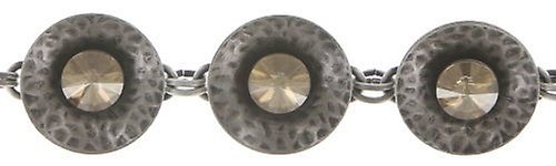 image for Bracelet Rivoli Concave Beige crystal golden shadow extra small