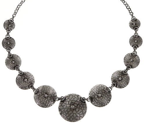 image pour Collier Rivoli Concave Beige crystal golden shadow 