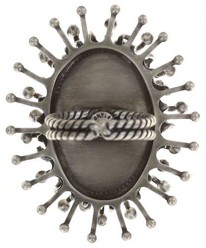 image pour Anneau Galaxy in Glass Blanc / Gris  extra large