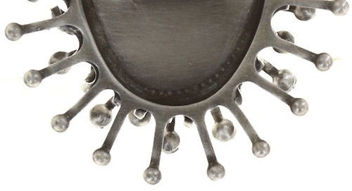 image for Ring Galaxy in Glass White / Grey  extra large