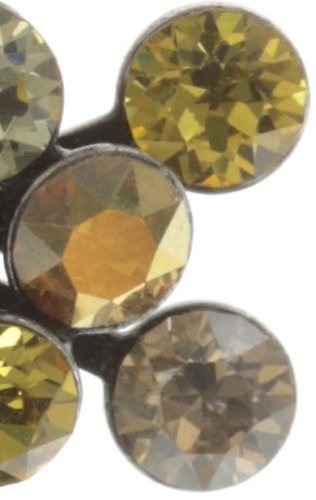 image pour Boucles d'oreilles Eurowire Magic Fireball Jaune / Marron  Classic Size (21mm Ø)