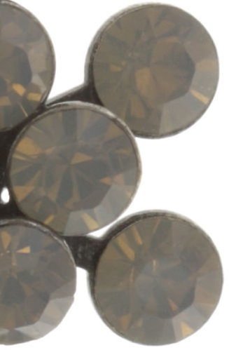 Bild für Ohrringe mit Brisur Magic Fireball Weiß / Grau Hellgrau opal Classic Size (21mm Ø)