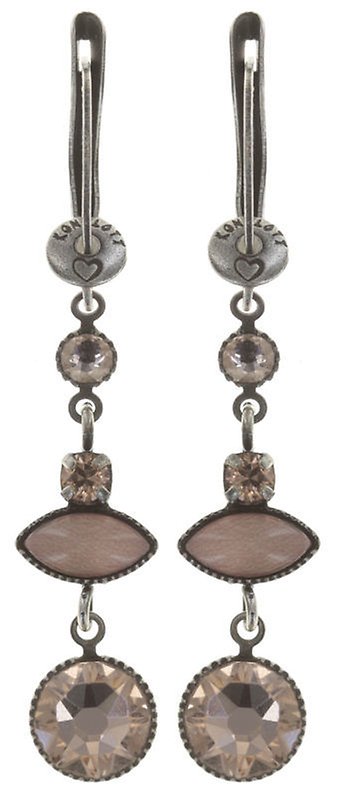 image for Earring Dangling Mini Treasure II Beige  