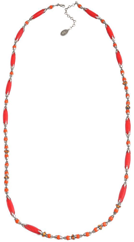 image for Necklace (Long) Pineapple Red / Orange  