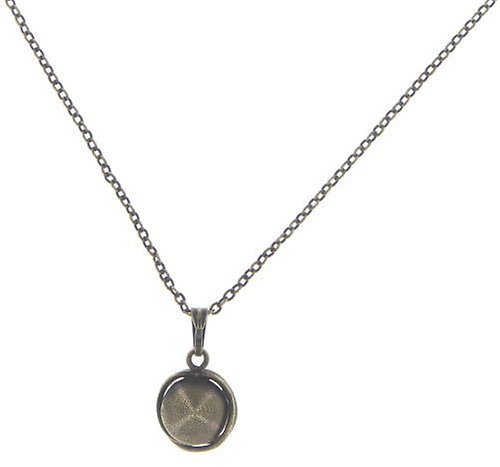 image for Necklace Pendant Sparkle Twist Blue / Lila crystal heliotrope 