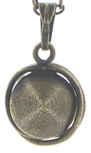 image pour Collier pendant Sparkle Twist Bleu / Lila crystal heliotrope 