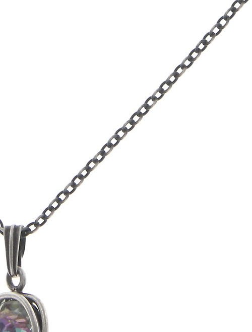 image pour Collier pendant Sparkle Twist Blanc / Rose Clair crystal vitrail light 