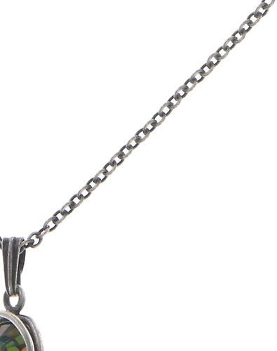 image pour Collier pendant Sparkle Twist Vert crystal vitrail medium 