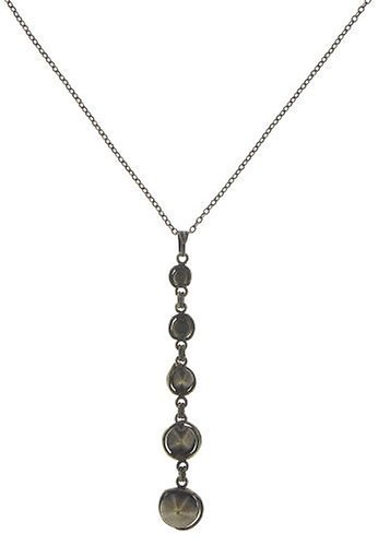 image pour Collier pendant Sparkle Twist Bleu / Lila crystal heliotrope 