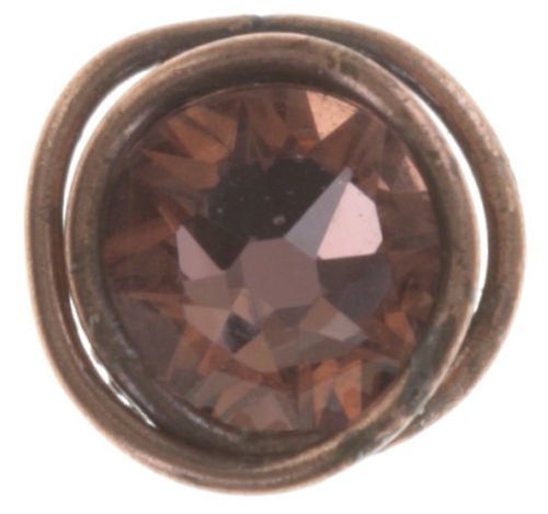 image for Earring Stud Sparkle Twist Pink blush rose 