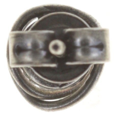 image for Earring Stud Sparkle Twist Green crystal vitrail medium 